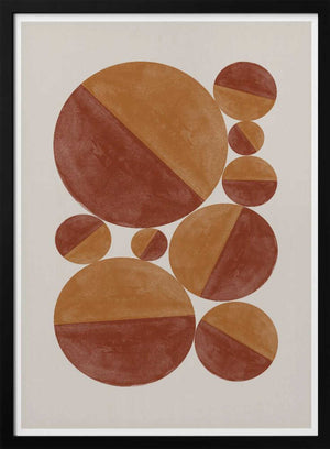 Tablou înramat „Circular Harmony” de THE MIUUS STUDIO