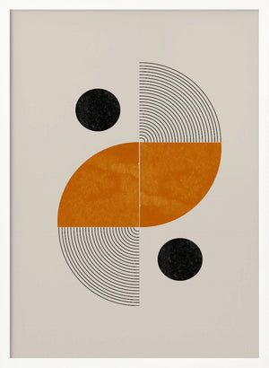 Tablou înramat „Geometric Harmony” de THE MIUUS STUDIO