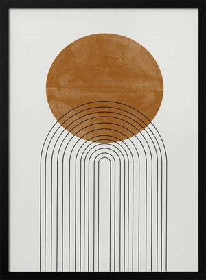 Tablou înramat „Golden Arch Echoes” de THE MIUUS STUDIO