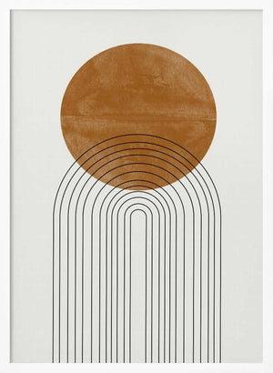 Tablou înramat „Golden Arch Echoes” de THE MIUUS STUDIO