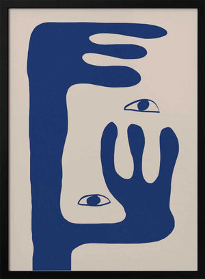 Tablou înramat „Abstract Face No1.” de THE MIUUS STUDIO