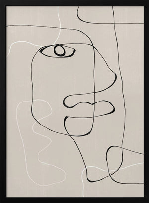 Tablou înramat „Line Expression” de THE MIUUS STUDIO