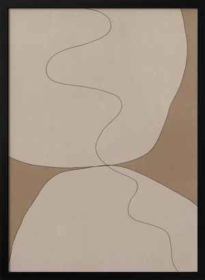 Tablou înramat „Curves of Serenity” de THE MIUUS STUDIO