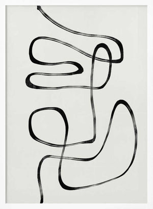 Tablou înramat „Infinite Curves” de THE MIUUS STUDIO