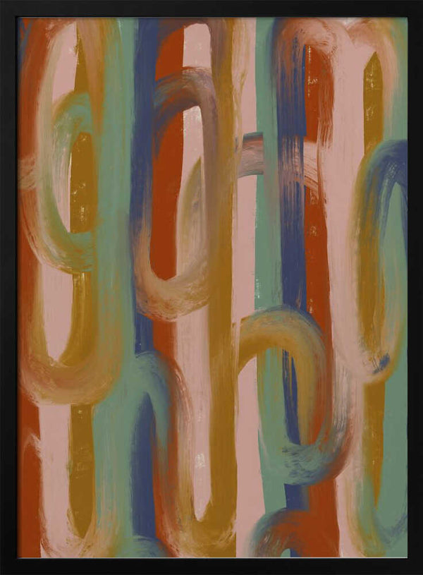 Tablou înramat „Flowing Hues Harmony” de Treechild