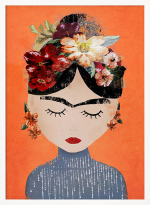Tablou înramat „Floral Dreamer” de Treechild