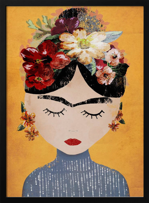 Tablou înramat „Floral Serenity” de Treechild