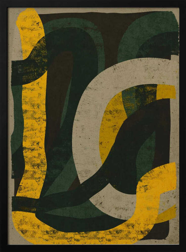 Tablou înramat „Winding Rhythms” de Treechild