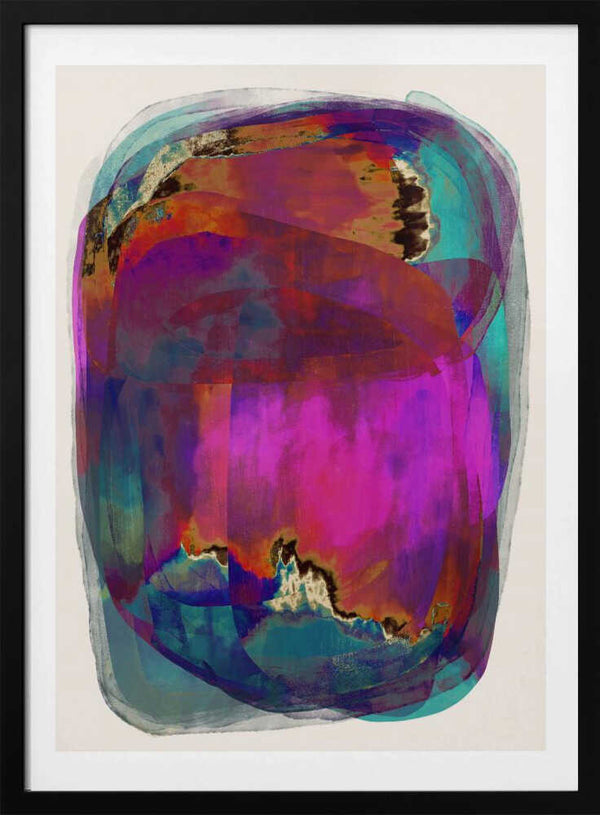 Tablou înramat „Vibrant Whirlwind” de Treechild