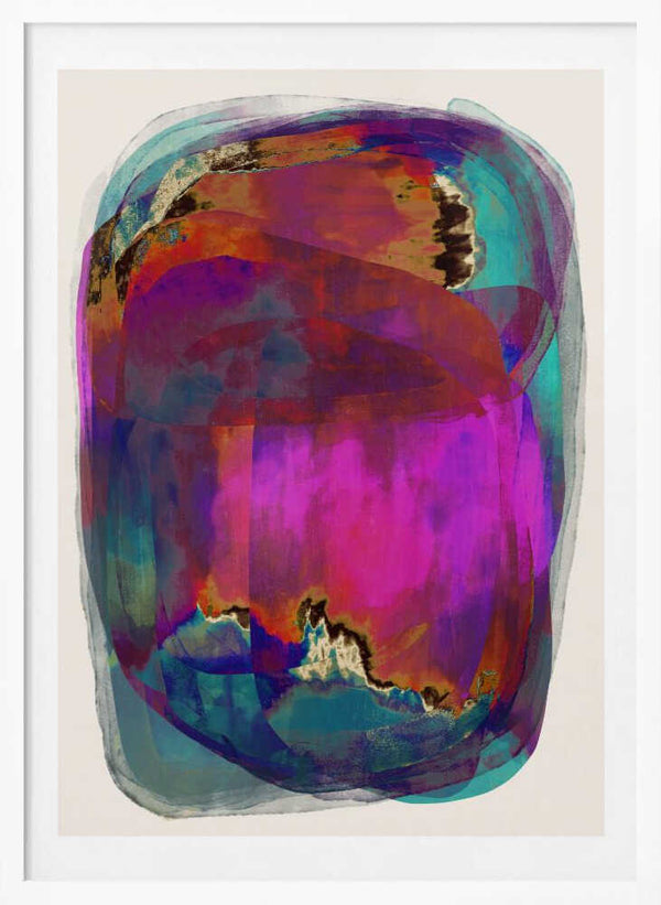 Tablou înramat „Vibrant Whirlwind” de Treechild