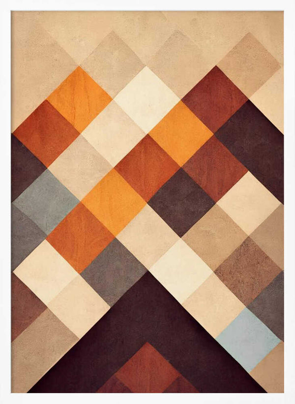 Tablou înramat „Geometric Harmony” de Treechild