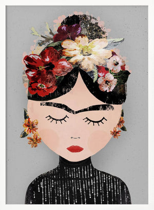 Tablou înramat „Floral Serenity” de Treechild