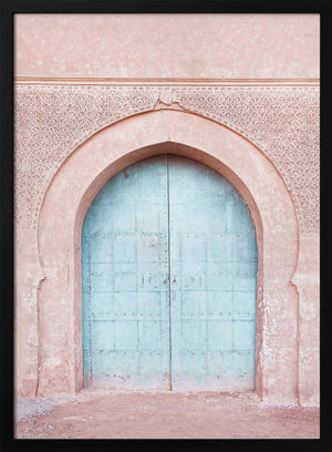 Tablou înramat „Turquoise Door” de Kathrin Pienaar