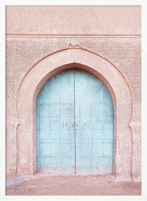 Tablou înramat „Turquoise Door” de Kathrin Pienaar