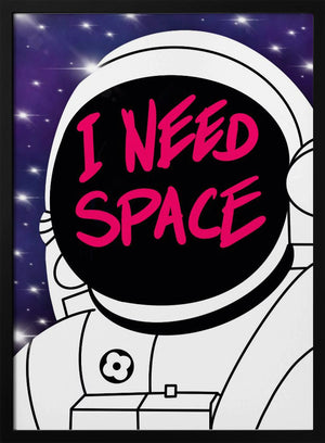 Tablou înramat „I need spece” de Tomas Härstedt