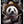 Tablou înramat „panda crossgun” de Adam Lawless