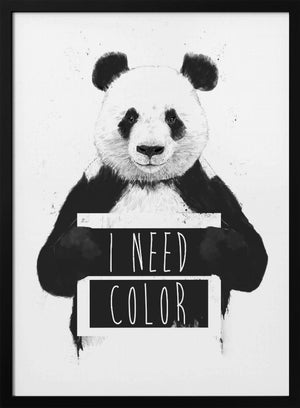 Tablou înramat „I need color” de Balazs Solti