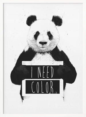 Tablou înramat „I need color” de Balazs Solti