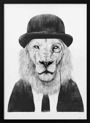Tablou înramat „Sir Lion” de Balazs Solti