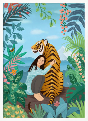 Tablou înramat „Tiger” de Petra Holíková