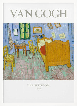 Tablou înramat „The Bedroom” de Vincent Van Gogh