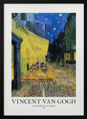 Tablou înramat „Café Terrace At Night” de Vincent Van Gogh