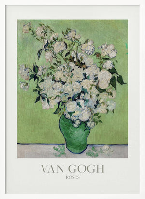Tablou înramat „Roses” de Vincent Van Gogh