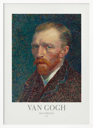 Tablou înramat „Self-Portrait” de Vincent Van Gogh