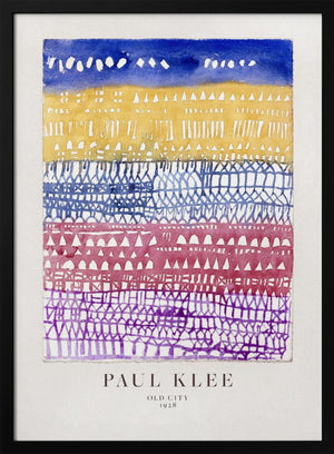 Tablou înramat „Old City” de Paul Klee