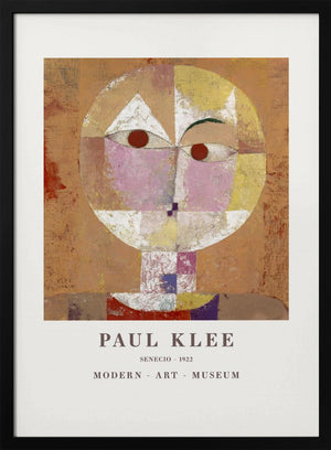 Tablou înramat „Senecio Baldgreis 1922” de Paul Klee