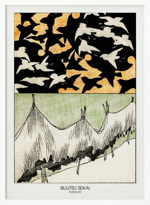 Tablou înramat „Forest Life” de Bijutsu Sekai