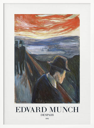 Tablou înramat „Despair” de Edvard Munch