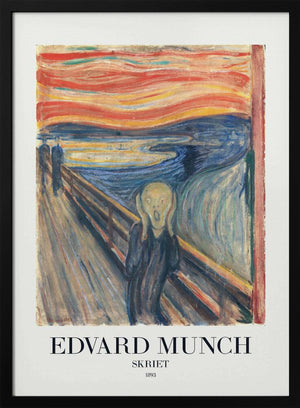 Tablou înramat „Skriet (The Scream)” de Edvard Munch