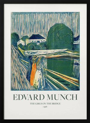 Tablou înramat „The Girls On The Bridge” de Edvard Munch