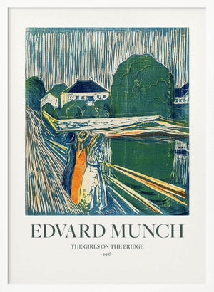 Tablou înramat „The Girls On The Bridge” de Edvard Munch