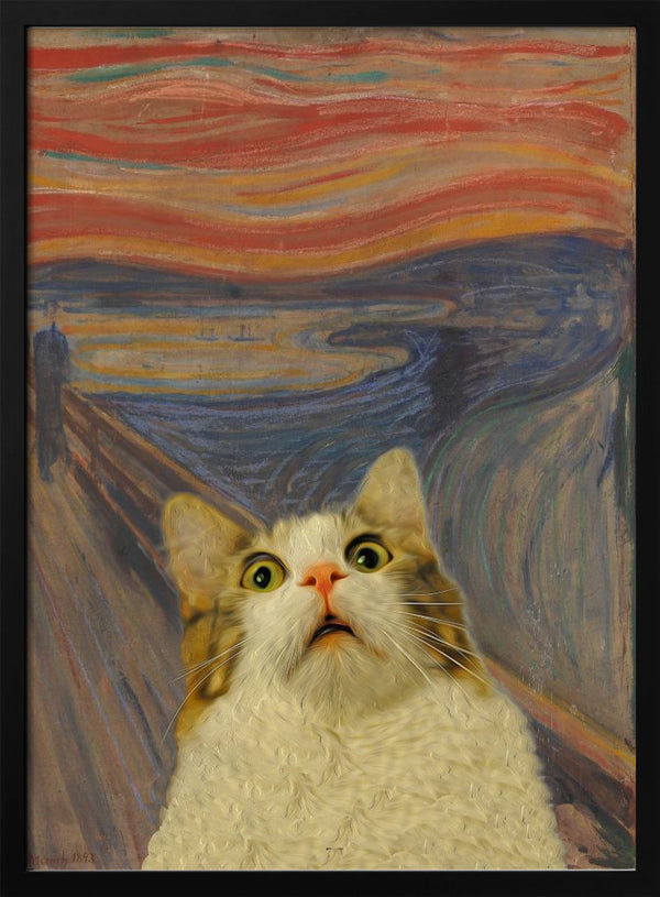 Tablou înramat „The Meow 02” de Artelele