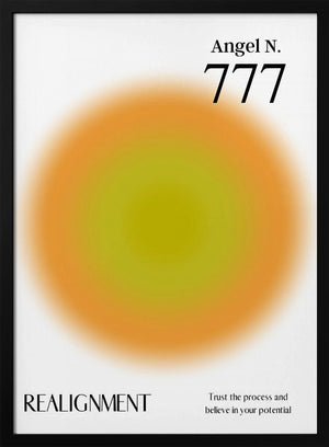Tablou înramat „Angel Number 777” de Amélie