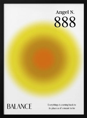 Tablou înramat „Angel Number 888” de Amélie