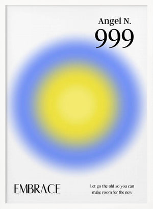 Tablou înramat „Angel Number 999” de Amélie