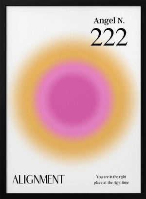 Tablou înramat „Angel Number 222” de Amélie