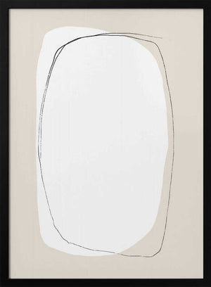 Tablou înramat „Layered Oval Shapes” de uplusmestudio