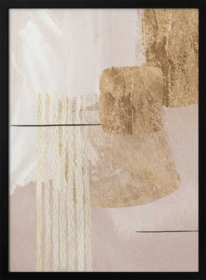 Tablou înramat „Aesthetic Gold-3” de Sally Ann Moss