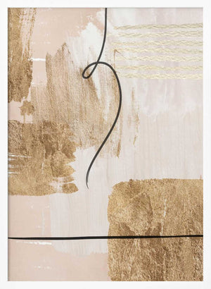 Tablou înramat „Aesthetic Gold-2” de Sally Ann Moss