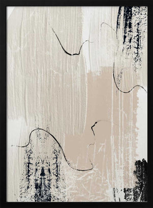 Tablou înramat „Brush strokes-1” de Sally Ann Moss