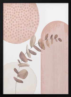 Tablou înramat „boho pink-3” de Sally Ann Moss