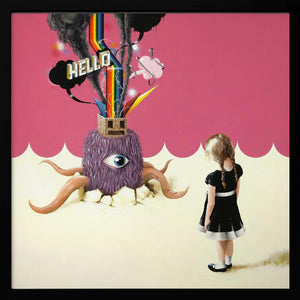 Tablou înramat „Hello Ruby” de Famous When Dead