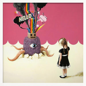 Tablou înramat „Hello Ruby” de Famous When Dead