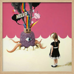 Tablou înramat „Hello Ruby” de Famous When Dead