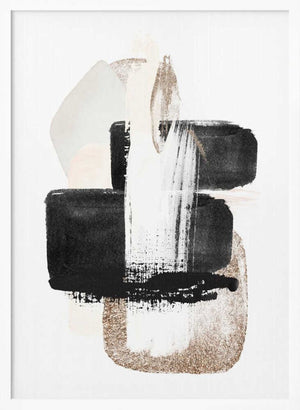 Tablou înramat „Brush Strokes-3” de Sally Ann Moss