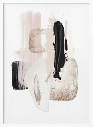 Tablou înramat „Brush Strokes-1” de Sally Ann Moss